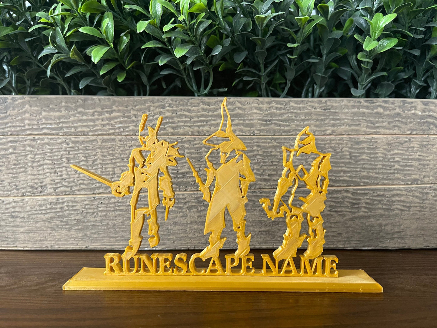 Personalized RuneScape Player Sign - Mage, Melee and Range / The Perfect Gift for a Gamer or RuneScape Fan / 19 Color Options / 5" or 8"