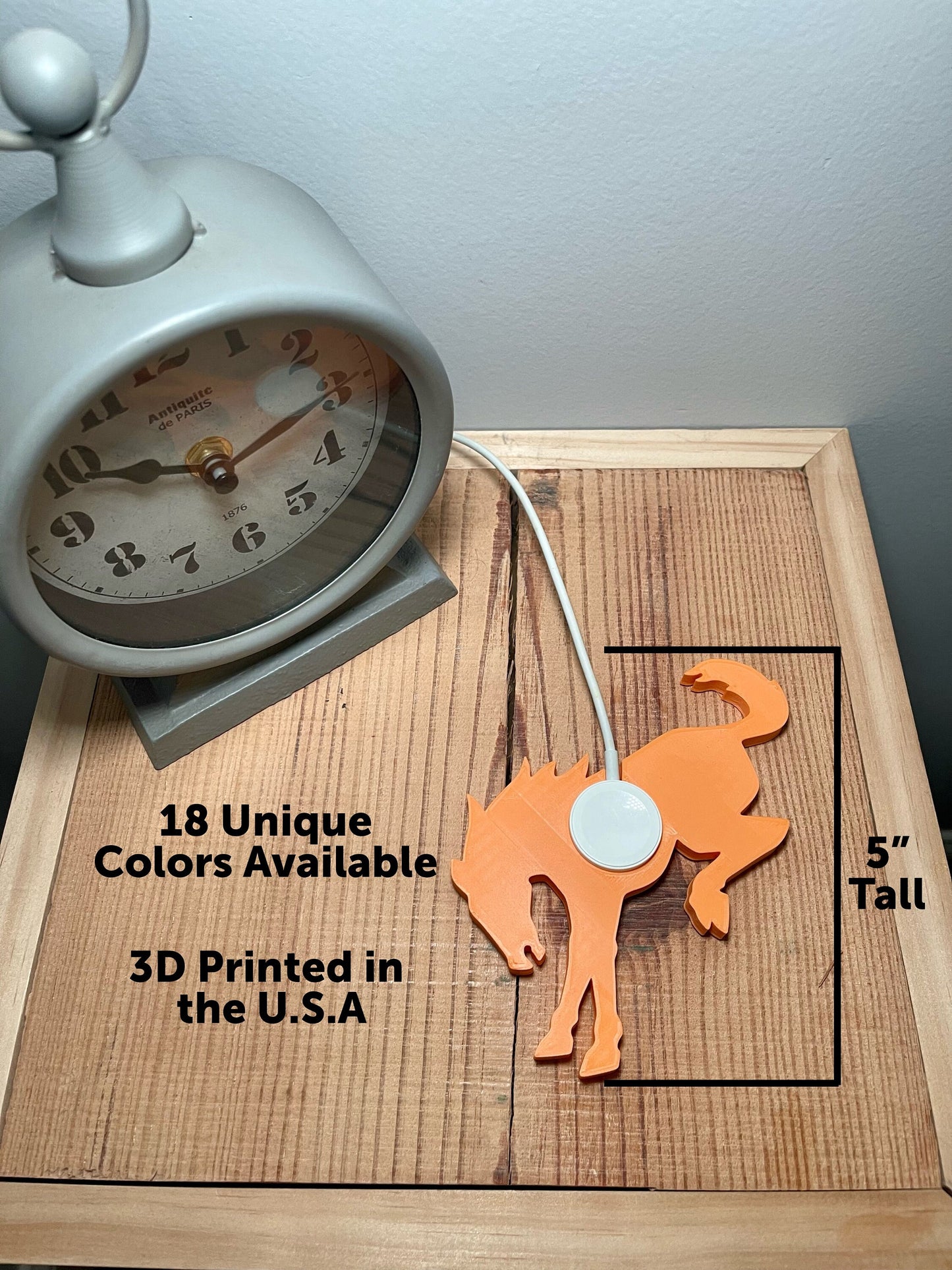 Ford Bronco Apple Watch Docking Station / Available in 18 Colors / Perfect for your desk, Nightstand / Great gift for a Bronco Lover