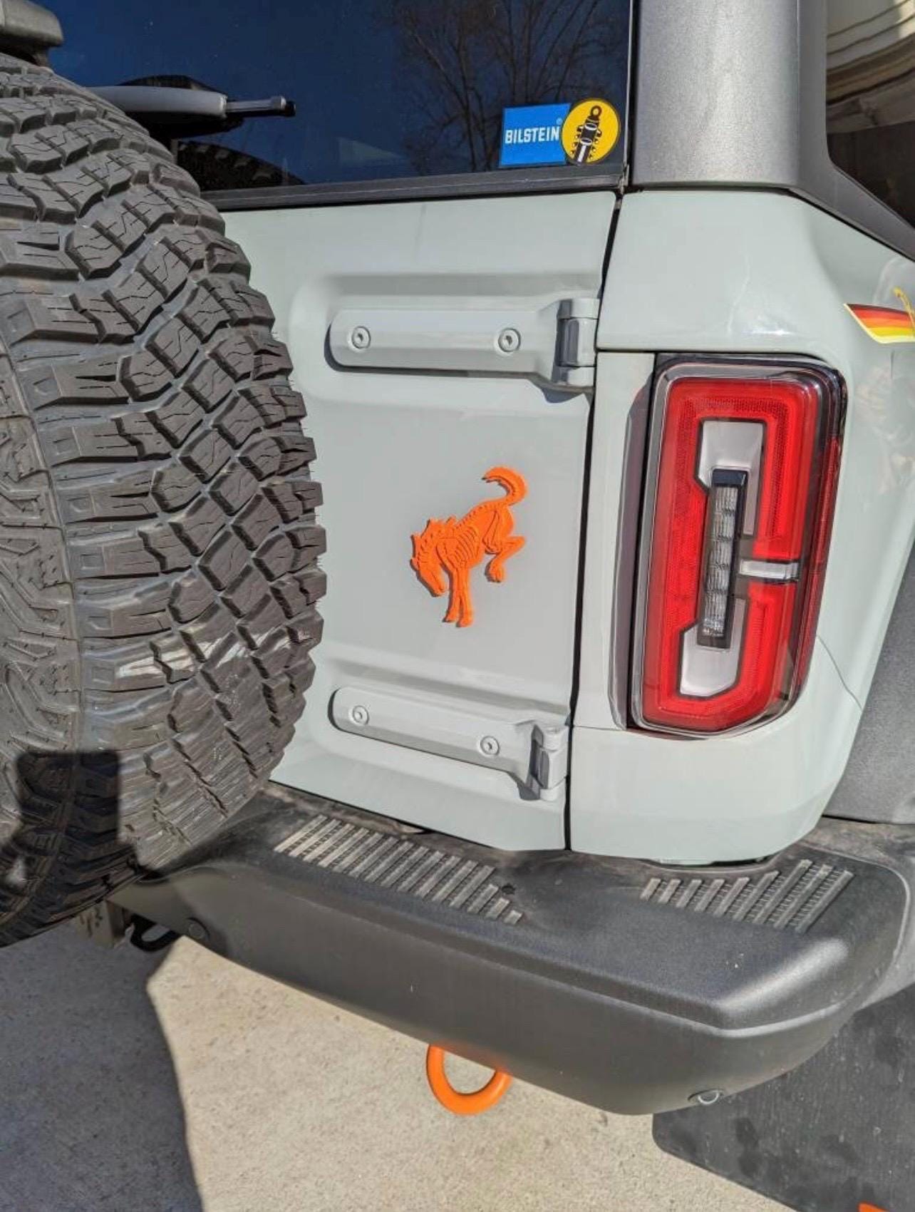 Ford Bronco “Skeleton” Emblem and Badge / Calling all Bronco and Bronco Sport & Lovers / 21 Colors / Keychain, 3", 4", 5", 6", 7.5"