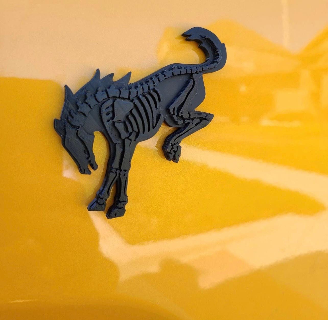 Ford Bronco “Skeleton” Emblem and Badge / Calling all Bronco and Bronco Sport & Lovers / 21 Colors / Keychain, 3", 4", 5", 6", 7.5"