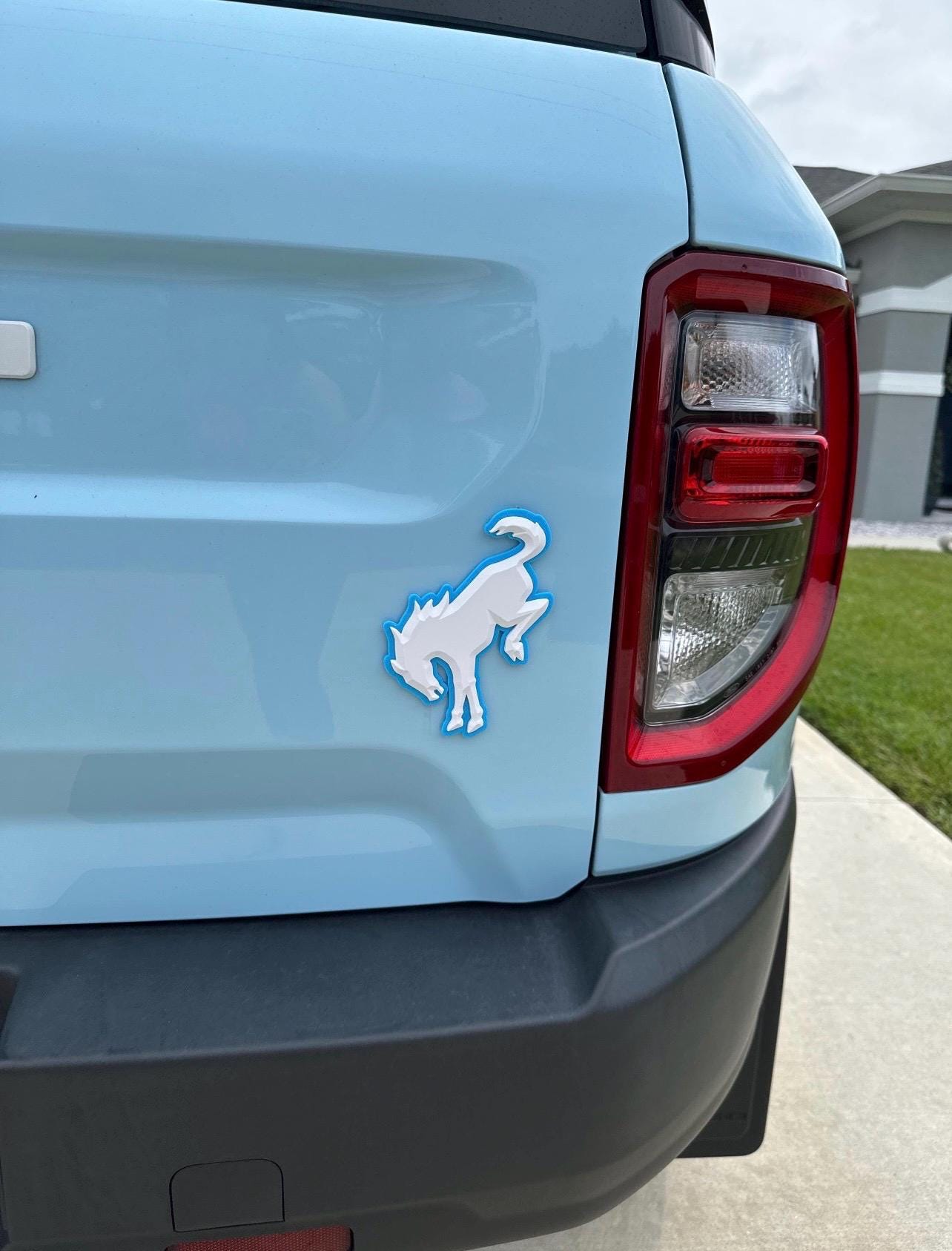 Two Color - Bronco Emblem and Badge / Calling all Bronco and Bronco Sport & Lovers / 400 Colors Options/ 5" Bronco